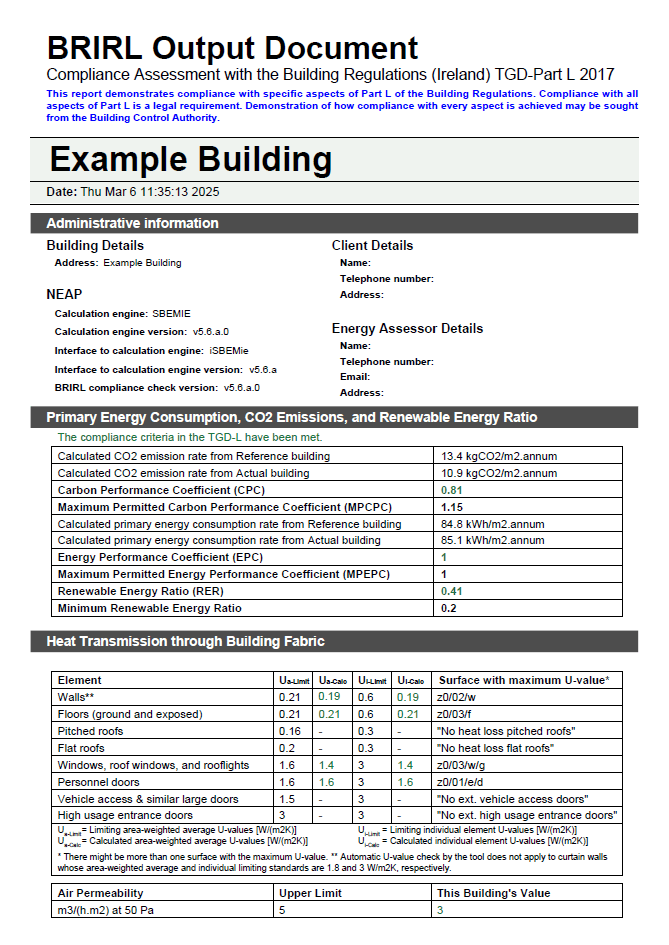 Part L and NZEB Compliance Assessment Services